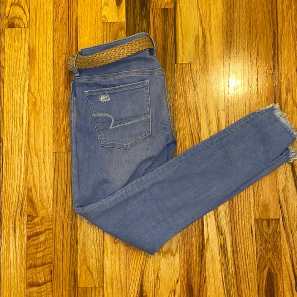 Light wash jeans